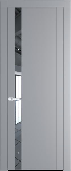 Межкомнатная дверь Profil Doors 1.2 P Зеркало Смоки (RAL 870-02)
