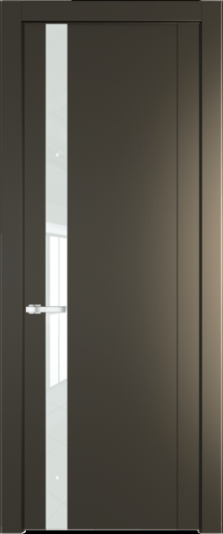 Межкомнатная дверь Profil Doors 1.2 P Белый лак Перламутр бронза