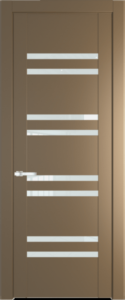 Межкомнатная дверь Profil Doors 1.6 P Белый триплекс Перламутр золото
