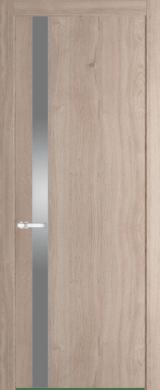 Межкомнатная дверь Profil Doors 18 NW Монохром серебро (серебро матлак) Дуб Сонома
