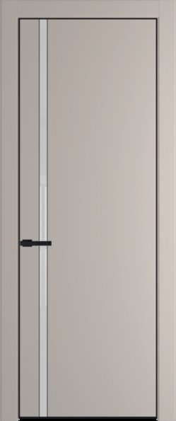 Межкомнатная дверь Profil Doors 21 PA Черный матовый RAL9005 Черный лак Сэнд