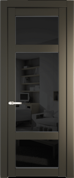 Межкомнатная дверь Profil Doors 1.3.2 PD Черное тонированное Перламутр бронза