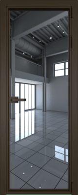 Алюминиевая дверь Profil Doors 1AX Деорэ Зеркало