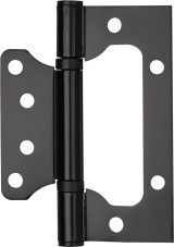 Петля Ajax (Аякс) универсальная без врезки IN4000W BL (100/P-2B 100x2,3) черный