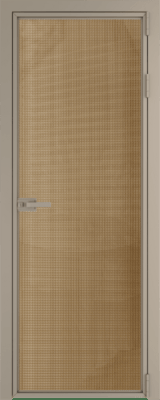 Алюминиевая дверь Profil Doors Orange 1AX.O Кризет Золото Никель матовый