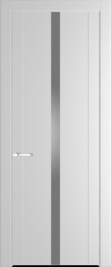 Межкомнатная дверь Profil Doors 1.8 P Lacobel Серебряный лак Крем Вайт (RAL 120-02)
