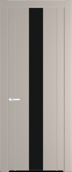 Межкомнатная дверь Profil Doors 1.9 P Монохром черный Сэнд