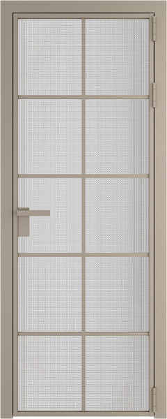Алюминиевая дверь Profil Doors 4 AG Никель матовый Кризет
