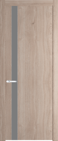 Межкомнатная дверь Profil Doors 18 NW Монохром серый Дуб Сонома