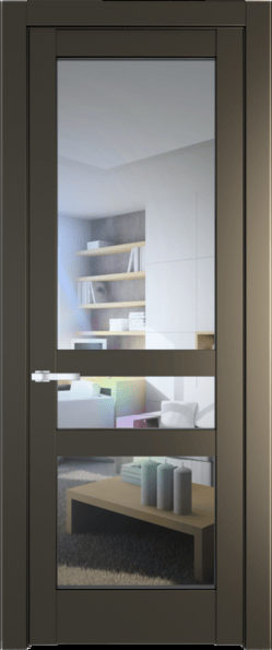 Межкомнатная дверь Profil Doors 4.5.2 PD Перламутр бронза Прозрачное