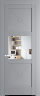 Межкомнатная дверь Profil Doors 1.4.2 PM Прозрачное Смоки (RAL 870-02)