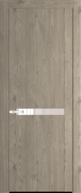 Межкомнатная дверь Profil Doors 1.4 N Lacobel Перламутровый лак Каштан темный