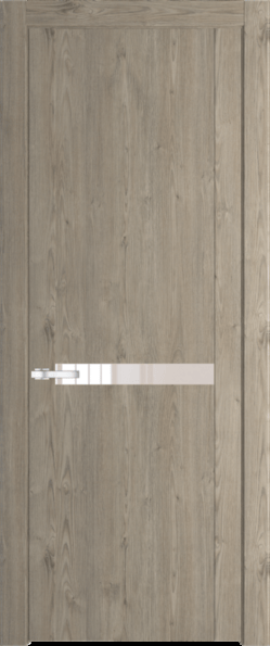 Межкомнатная дверь Profil Doors 1.4 N Lacobel Перламутровый лак Каштан темный
