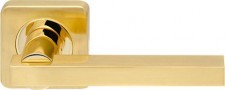 Ручка раздельная Armadillo (Армадилло) ORBIS SQ004-21SG/GP-4 матовое золото/золото