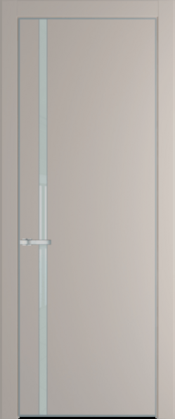 Межкомнатная дверь Profil Doors 21 PA Серебро Белый лак Сэнд