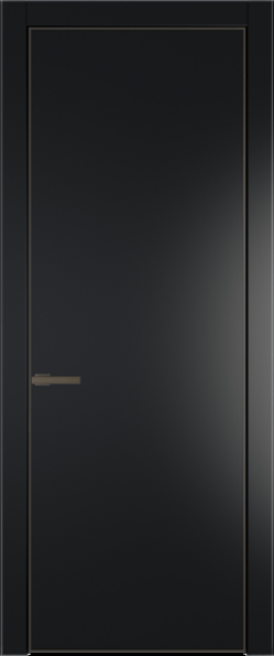 Межкомнатная дверь Profil Doors 1 PA Деорэ Блэк