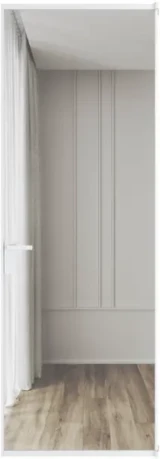 Алюминиевая дверь Profil Doors 1AT Вайт Комфорт нейтрал
