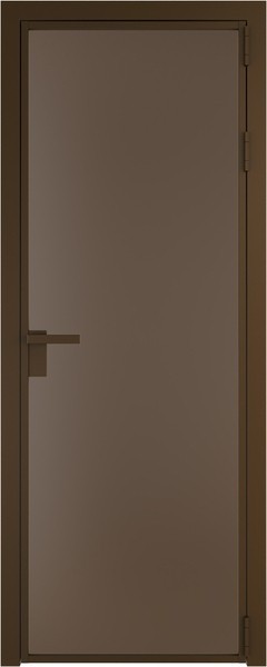 Алюминиевая дверь Profil Doors 1 AG Деорэ Монохром гляссе