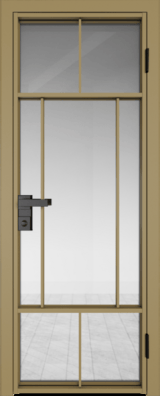 Алюминиевая дверь Profil Doors 10 AG Золото Прозрачное