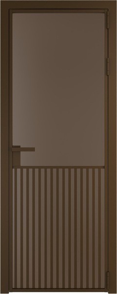 Алюминиевая дверь Profil Doors 15 AG Деорэ Монохром гляссе