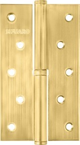 Петля Fuaro (Фуаро) съемная IN5430SR-BL SB правая (413/BL-5 125x75x2,5) мат.золото БЛИСТЕР