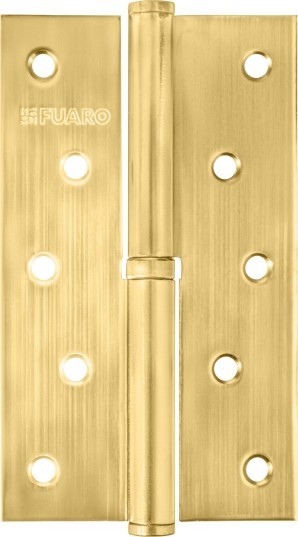 Петля Fuaro (Фуаро) съемная IN5430SR-BL SB правая (413/BL-5 125x75x2,5) мат.золото БЛИСТЕР