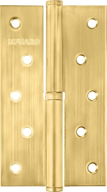 Петля Fuaro (Фуаро) съемная IN5430SR-BL SB правая (413/BL-5 125x75x2,5) мат.золото БЛИСТЕР