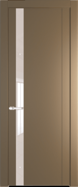 Межкомнатная дверь Profil Doors 1.2 P Lacobel Перламутровый лак Перламутр золото