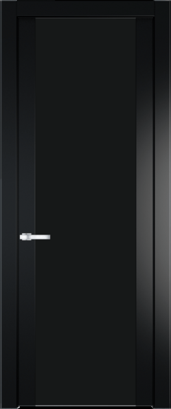 Межкомнатная дверь Profil Doors 1.7 P Монохром черный Блэк