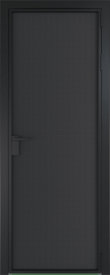 Алюминиевая дверь Profil Doors Orange 1 AP.O Блэк элегант Черный матовый