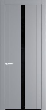 Межкомнатная дверь Profil Doors 1.8 P Черный лак Смоки (RAL 870-02)