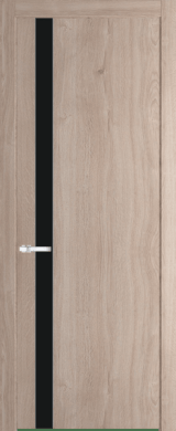 Межкомнатная дверь Profil Doors 18 NW Монохром черный Дуб Сонома