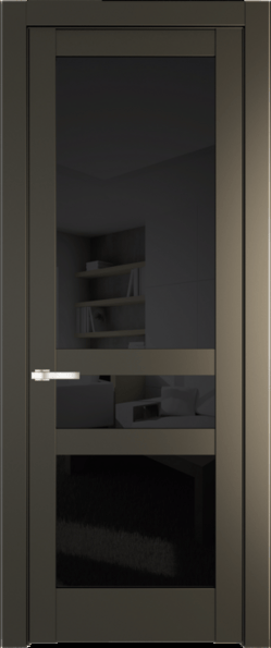 Межкомнатная дверь Profil Doors 4.5.2 PD Перламутр бронза Черное тонированное
