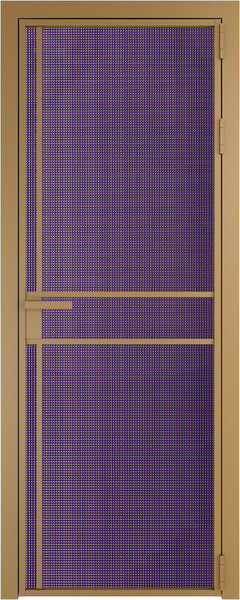 Алюминиевая дверь Profil Doors 9 AG Золото Кризет Фиолетовый