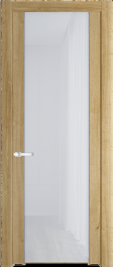 Межкомнатная дверь Profil Doors 1.13 N Белый триплекс Дуб Карамель