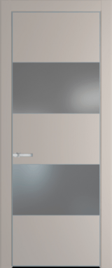 Межкомнатная дверь Profil Doors 22 PA Серебро Lacobel Серебряный лак Сэнд