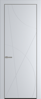 Межкомнатная дверь Profil Doors 4 PA Никель матовый Сэнд