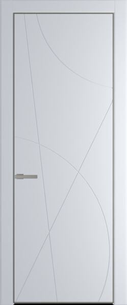 Межкомнатная дверь Profil Doors 4 PA Никель матовый Сэнд