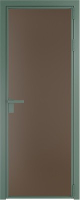 Алюминиевая дверь Profil Doors 1 AG Зеленый воск Монохром гляссе