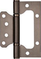 Петля Ajax (Аякс) универсальная без врезки IN4000W GR (100/P-2B 100x2,3) графит