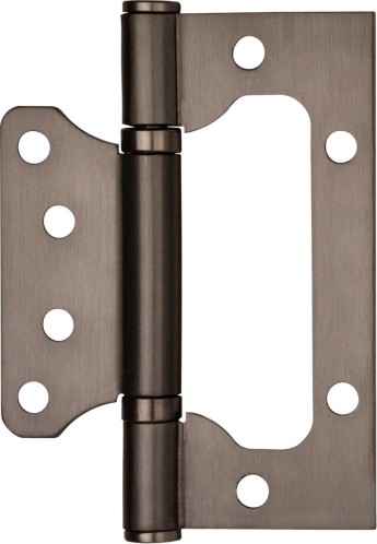 Петля Ajax (Аякс) универсальная без врезки IN4000W GR (100/P-2B 100x2,3) графит