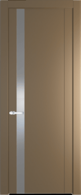 Межкомнатная дверь Profil Doors 1.2 P Lacobel Серебряный лак Перламутр золото