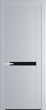 Межкомнатная дверь Profil Doors 1.4 P Монохром черный Лайт Грей (RAL 870-01)