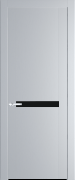 Межкомнатная дверь Profil Doors 1.4 P Монохром черный Лайт Грей (RAL 870-01)