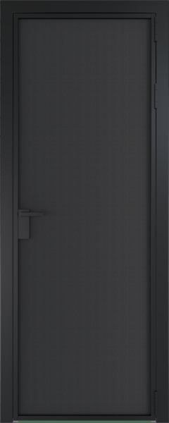 Алюминиевая дверь Profil Doors Orange 1 AP.O Блэк элегант Черный матовый RAL9005
