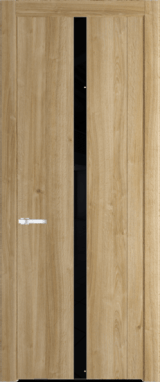 Межкомнатная дверь Profil Doors 1.8 N Черный лак Дуб Карамель