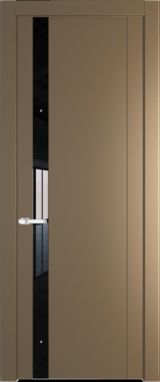 Межкомнатная дверь Profil Doors 1.2 P Lacobel Черный лак Перламутр золото