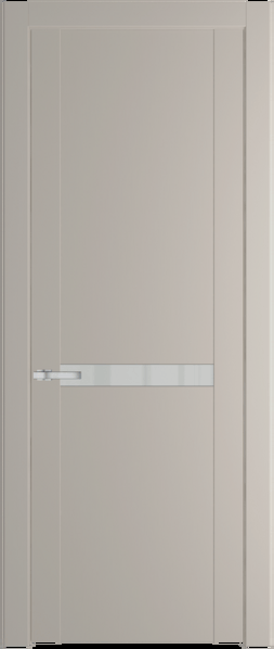 Межкомнатная дверь Profil Doors 1.4 P Lacobel Белый лак Сэнд