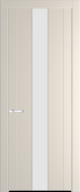 Межкомнатная дверь Profil Doors 1.9 P Монохром белый просветленный Кремовая Магнолия (RAL 120-04)