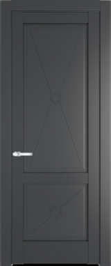Межкомнатная дверь Profil Doors 1.2.1 PM Графит (Pantone 425С)